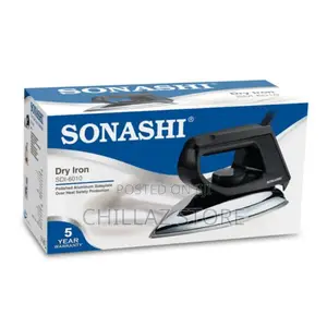 Sonashi Dry Iron With Aluminium Soleplate 1200W