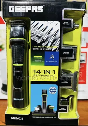 GEEPAS 14in1 Professional Hair Trimmer (Grooming Kit)