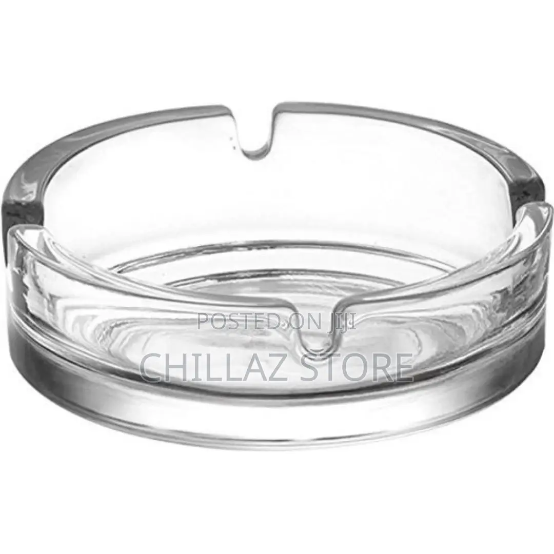 Glass Ashtray for Cigarettes, Portable