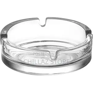Glass Ashtray for Cigarettes, Portable