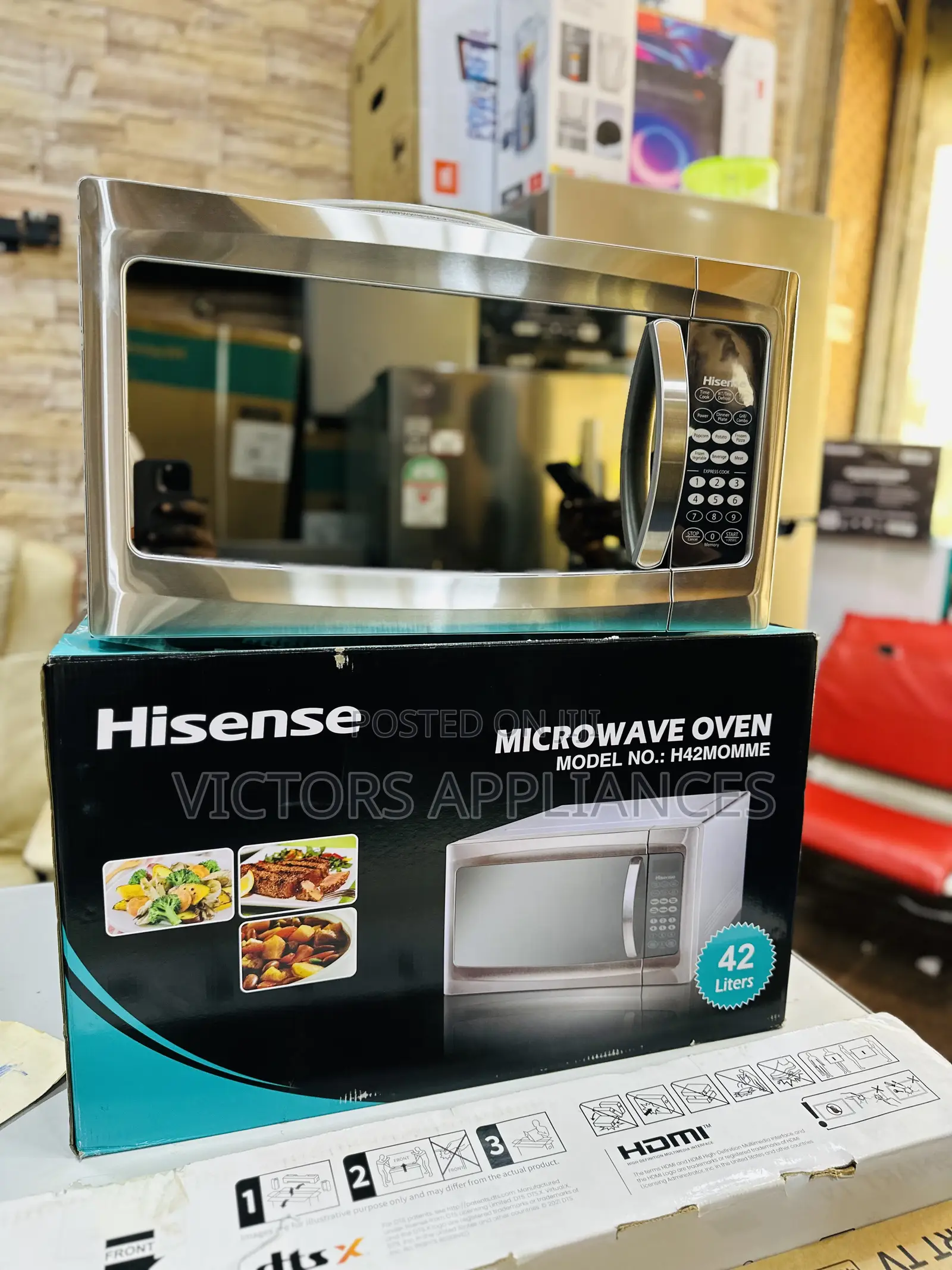 Hisense Digital Microwave Oven With Grill 42L