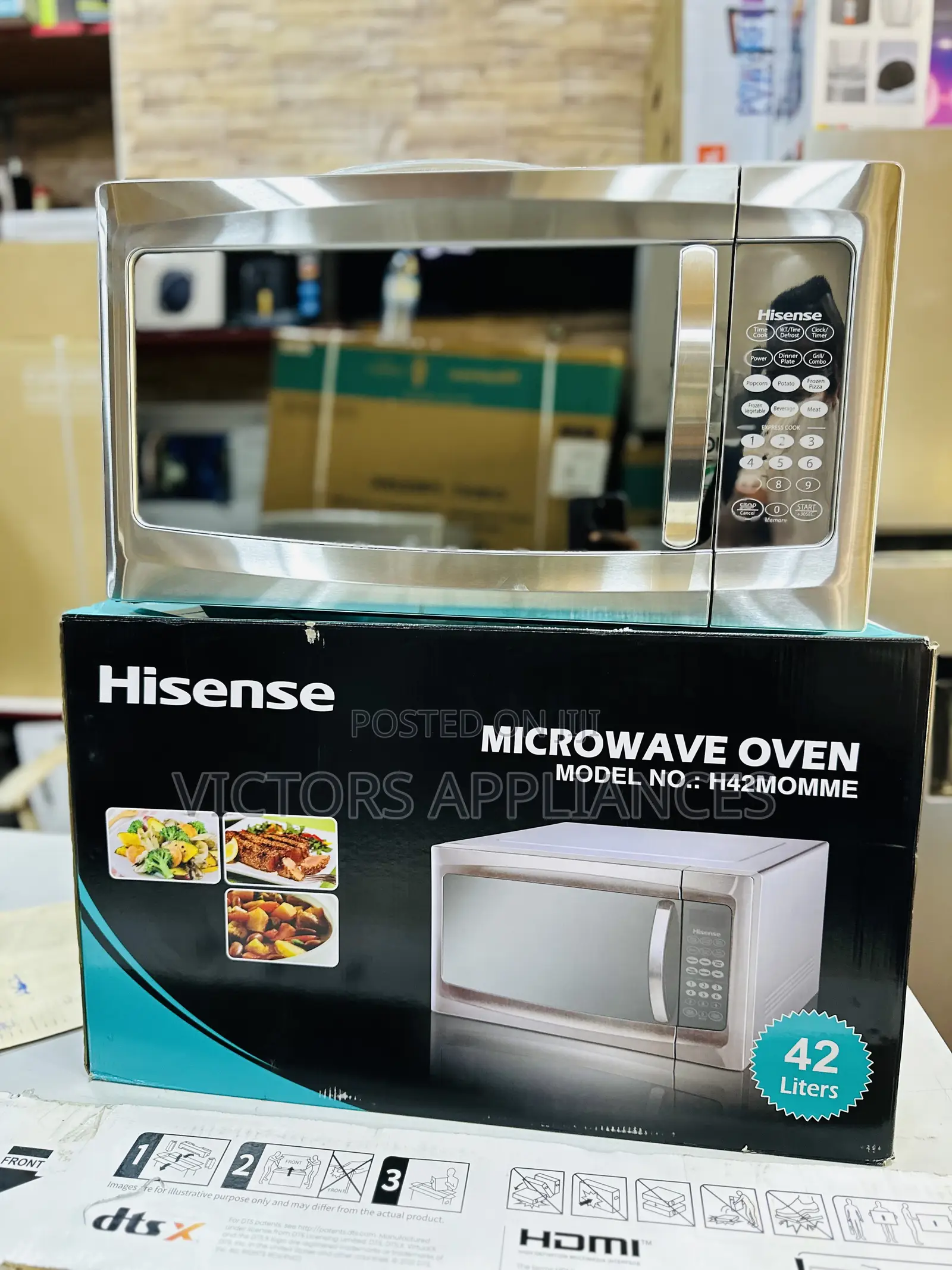 Hisense New Model Microwave Oven With Grill 42 Liters