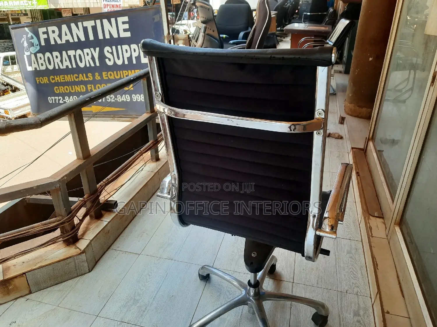 Long Back Leathered Office Chair