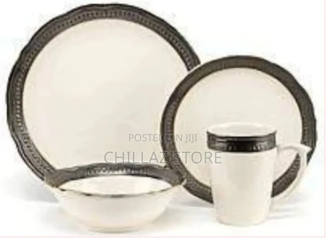 Lightbox
24 Piece Gold Line Dinner Set, Cream
