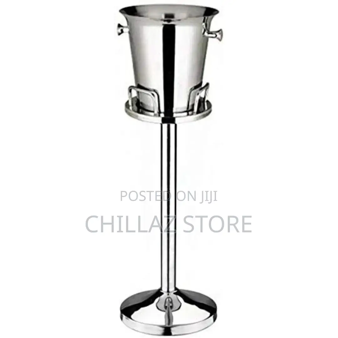 Stainless Steel Champaign,Wine Ice Bucket Stand Holder