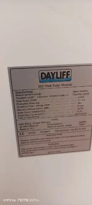 Dayliff Solar Panel