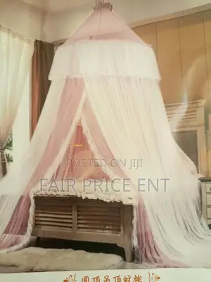 Double Layer Super Round Mosquito Net.6x6.( White)