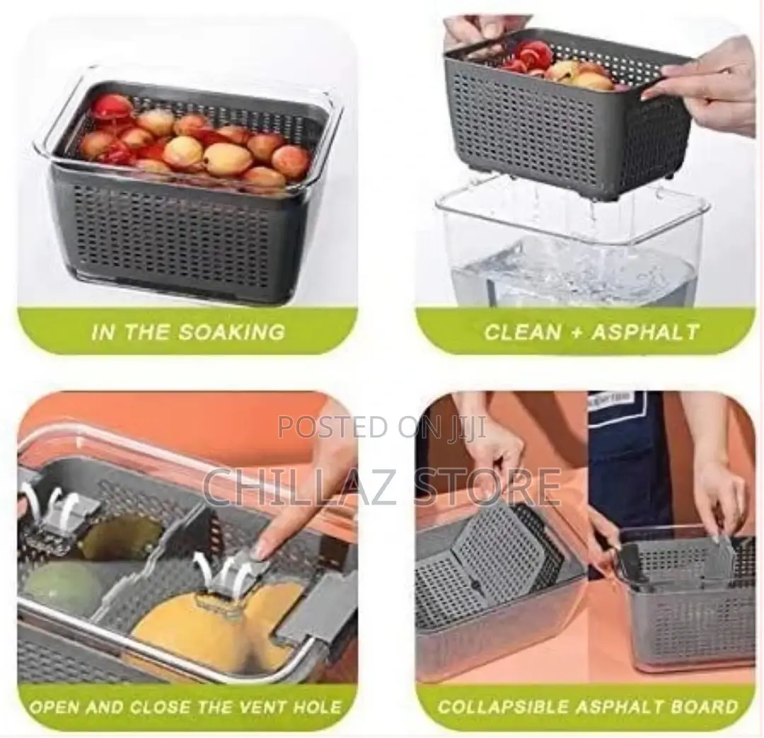 6.25L Refrigerator Organizer Bin Storage Container