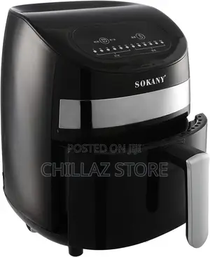 Sokany AF-006B Air Fryer, 3 Liters – Black (International