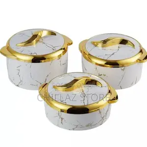 3pc Set 1.5/2/2.5 L Food Warmer Thermal Insulation Hot Pot