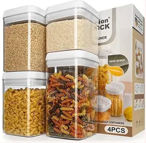 Easy Lock Square Airtight Kitchen Storage Containers