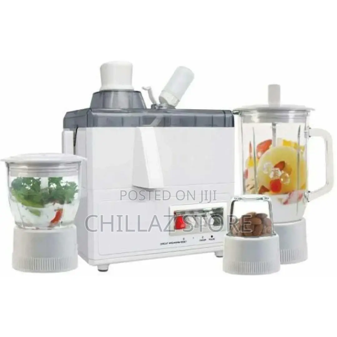 DSP 4 In1 Glass Food Processor,Extractor,Mixer, Blender