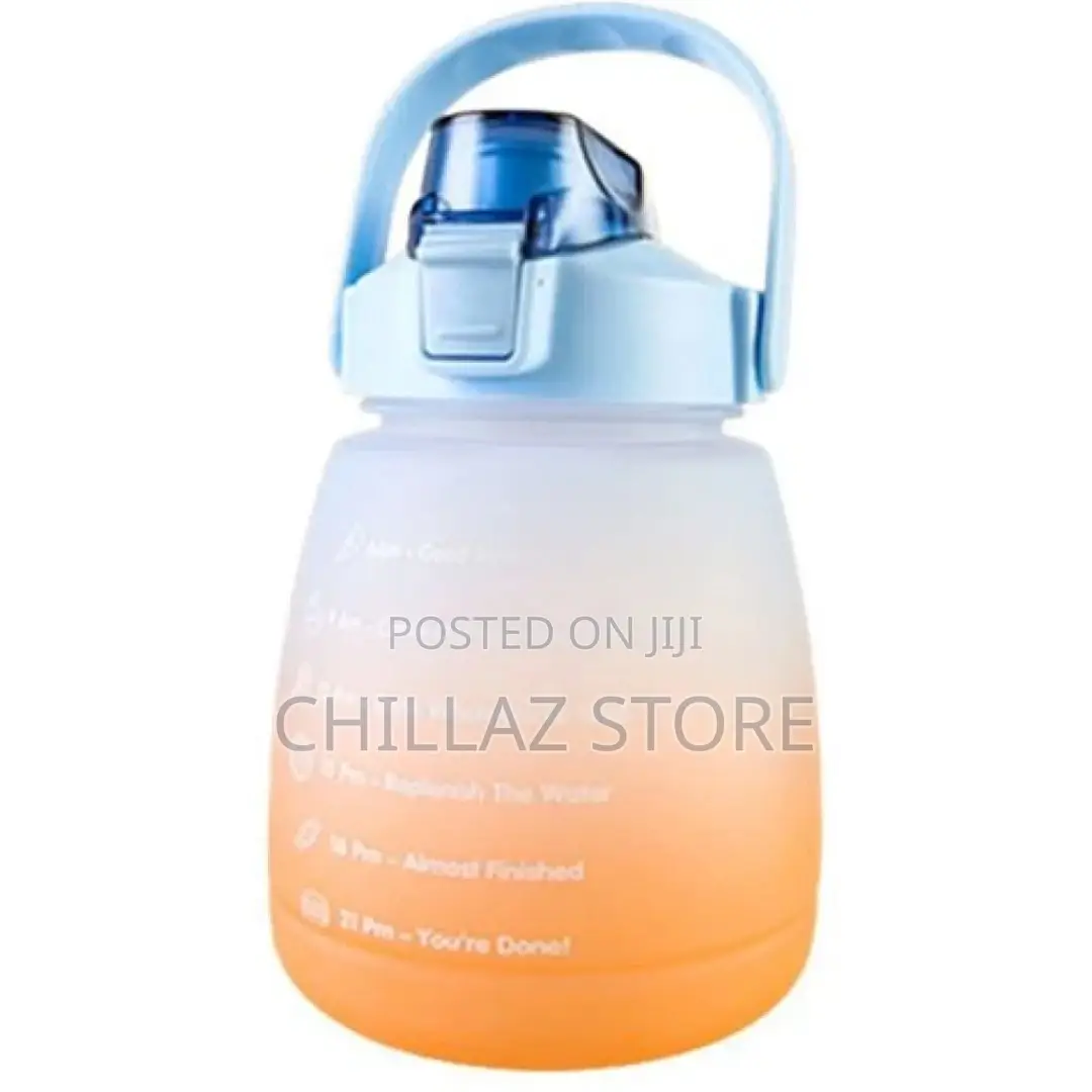 Fitness Jug Outdoor Frosted Sports Water Bottle,