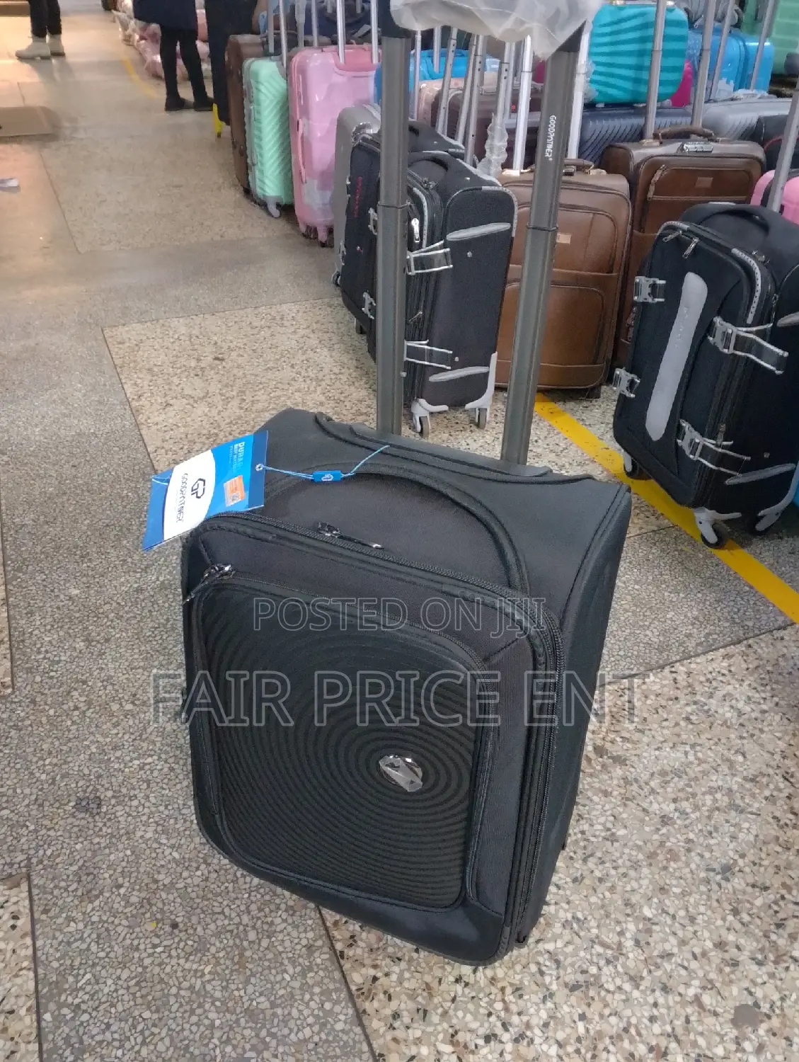 Original Cloth Good Partner Suitcases. Small.( Black)