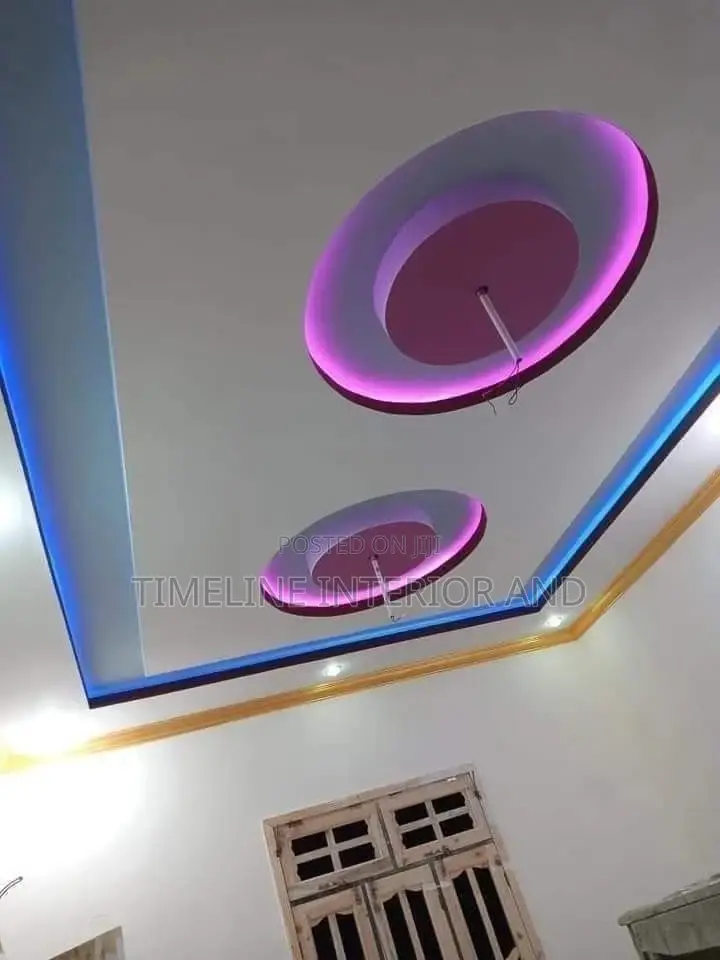 Gypsum Double Circles Designs.