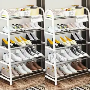 5 Layer Metallic Shoe Rack