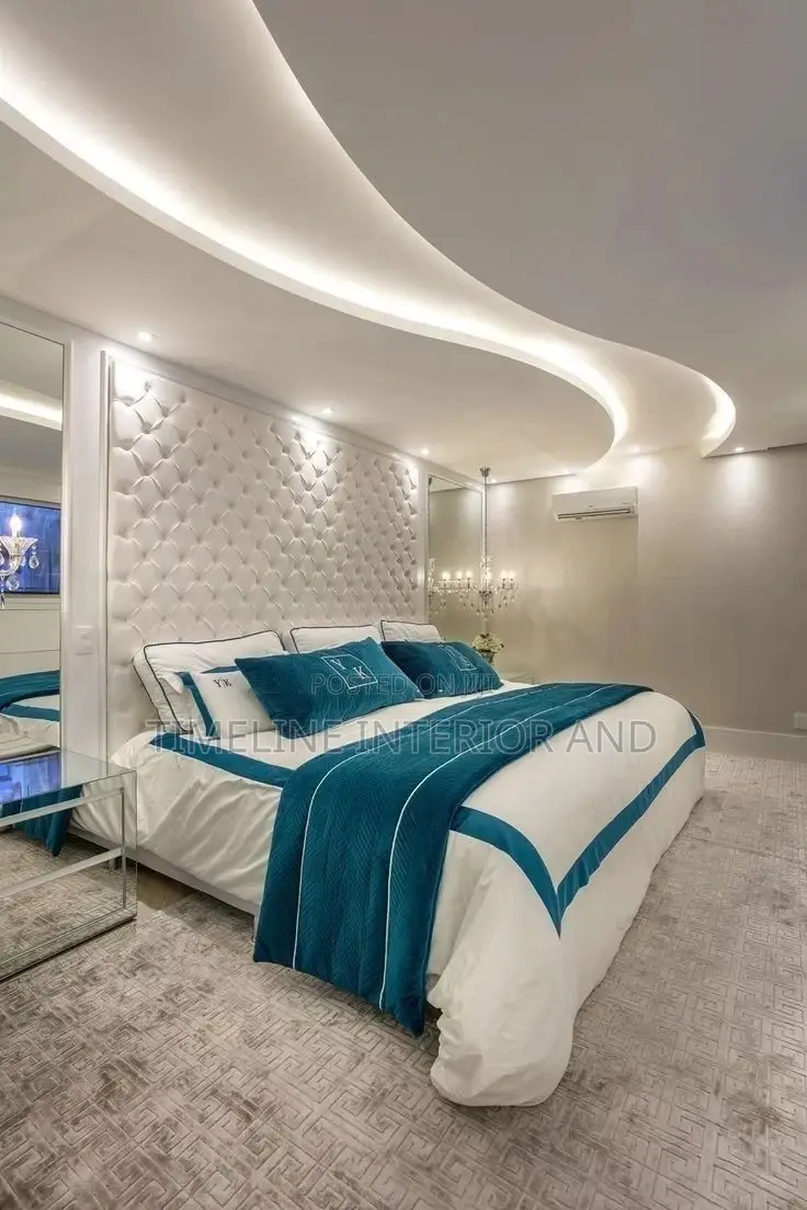 Circular Bedroom Gypsum Design.