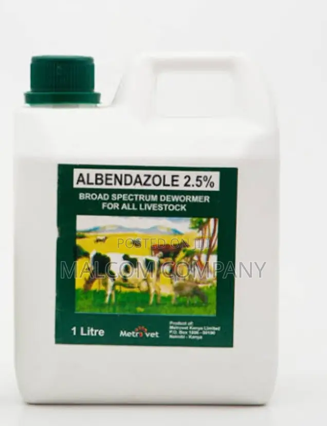 Albendazole 10% Animal Deworming ( Worms, Liverfluke,) 5ltr
