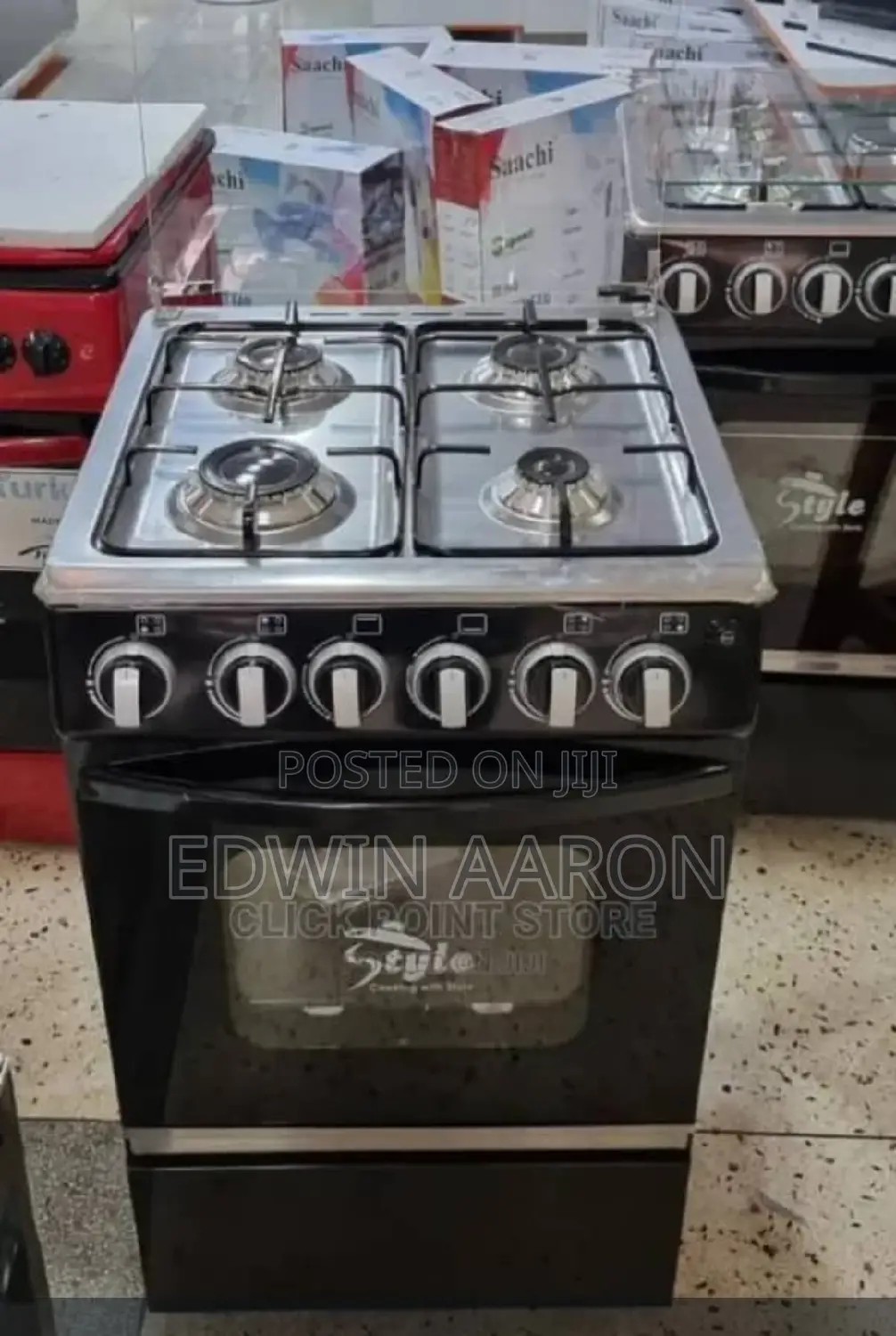 Style Full Gas With 4 Burners and Oven