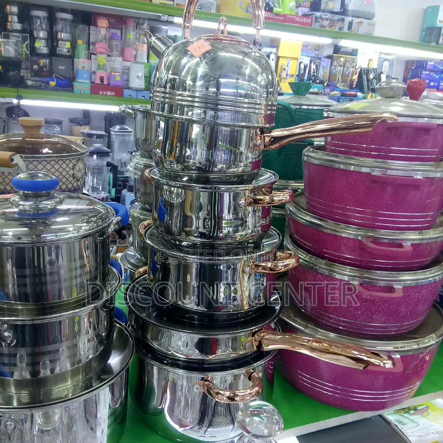 Stainless Steel Dishes 6 Pieces