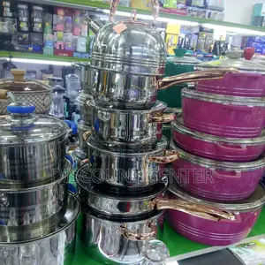 Stainless Steel Dishes 6 Pieces