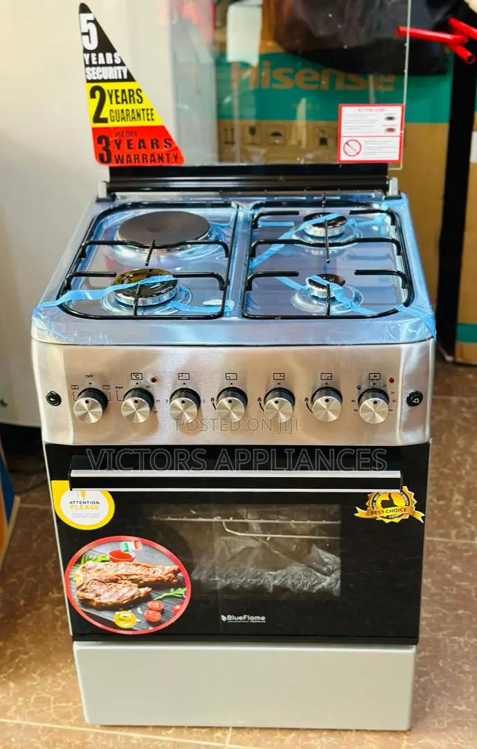Brand New Blueflame Cooker Turkish Make 3+1 60x60cm