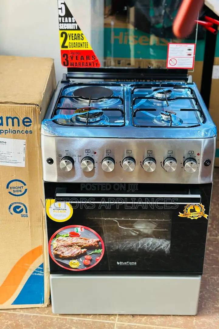 Brand New Blueflame Cooker Turkish Make 3+1 60x60cm