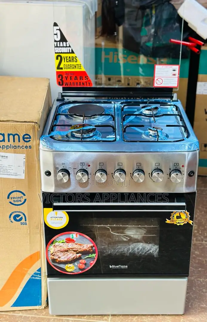 Blueflame 3gas 1electric 60x60cm Cooker MADE IN TURKEY