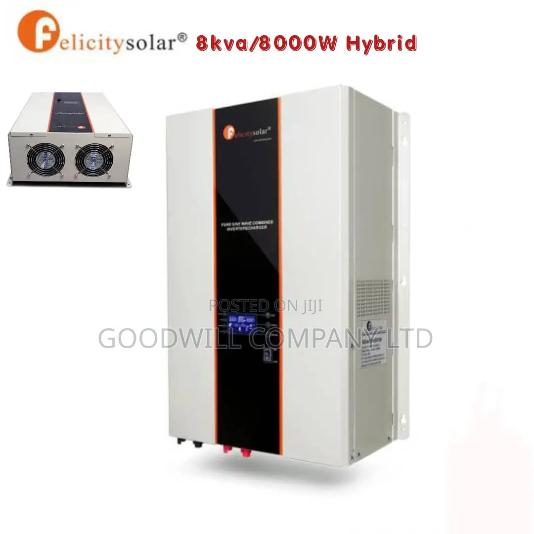 8kva, 8000w, 48v Felicity Hybrid Inverter