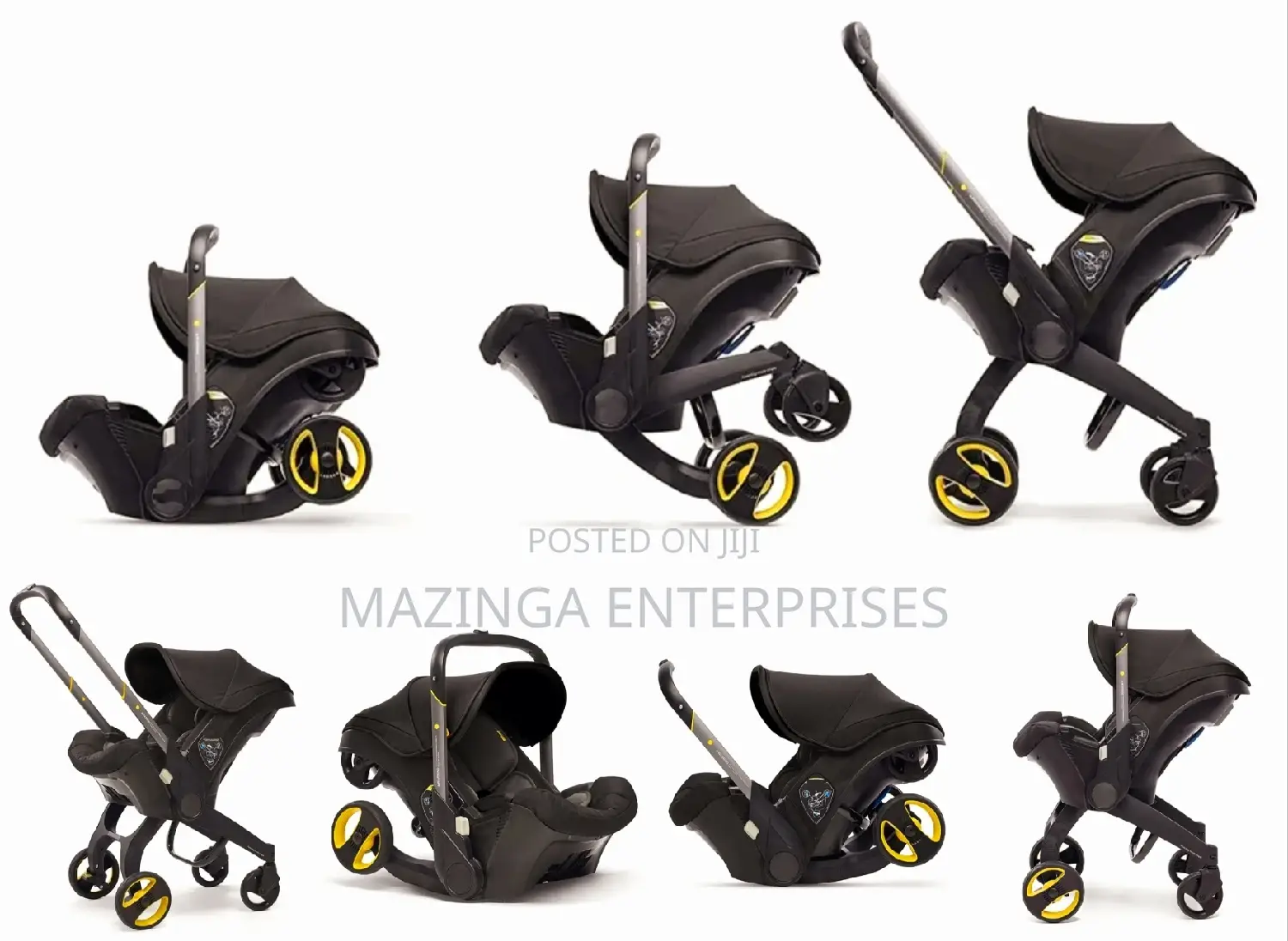 3in1 Folding Baby Car Seat and Stroller With Carriage Prams