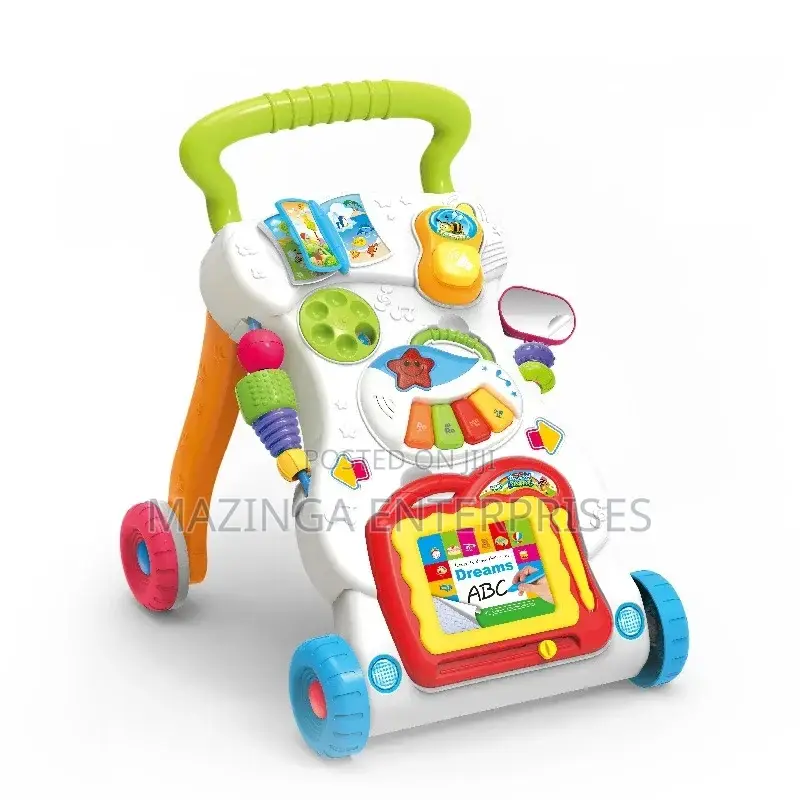 1-3yrs Infants Musical Baby Walker With Trolley Toys