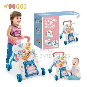 1-3yrs Infants Musical Baby Walker With Trolley Toys