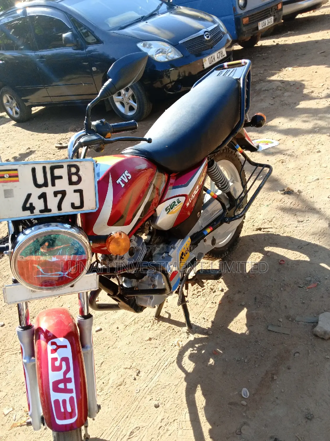 TVS HLX 125 2023 Red