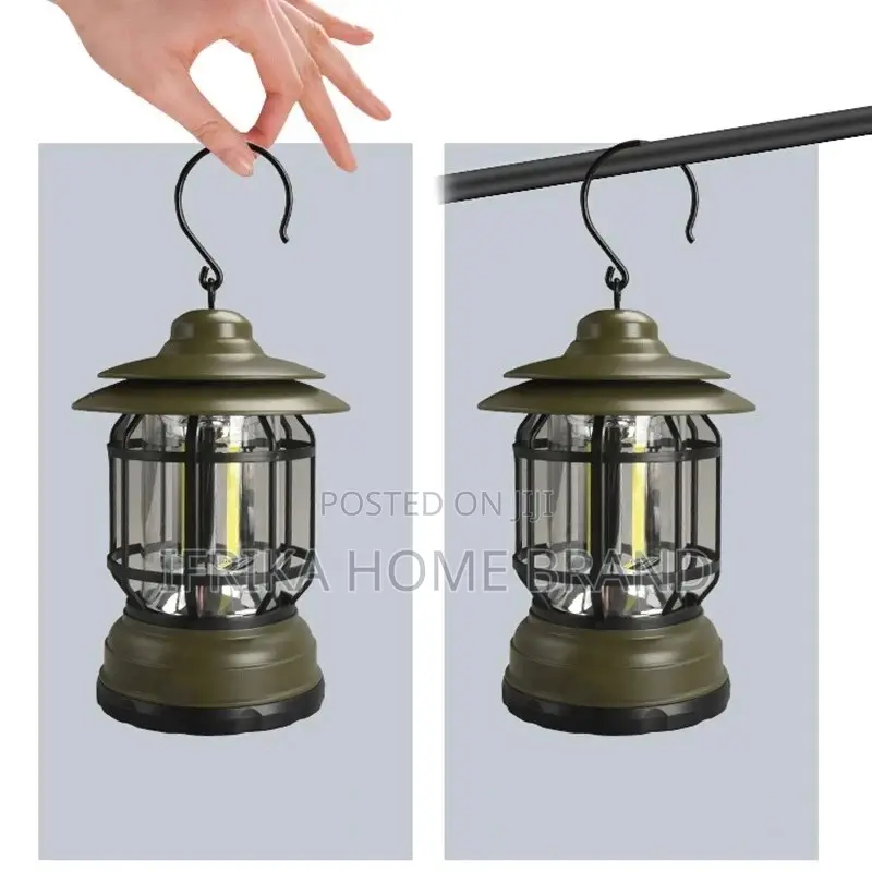 Mini LED Camping Lantern Warm White USB Travel Tent Lamp