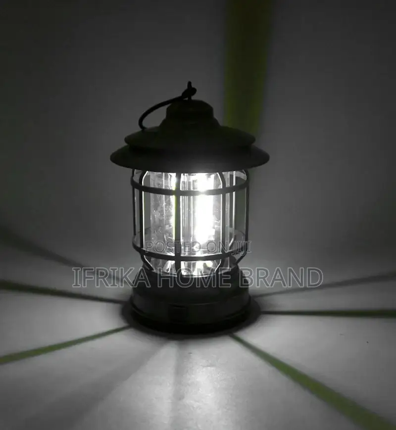 Mini LED Camping Lantern Warm White USB Travel Tent Lamp