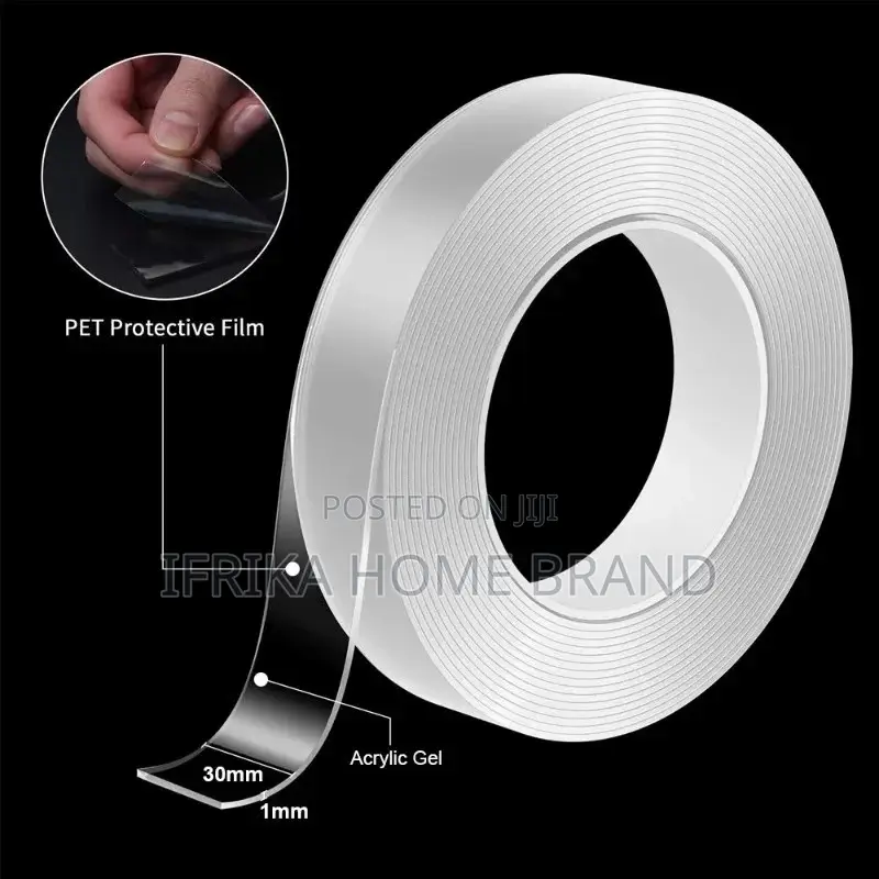 Nano Double Sided Adhesive Tape Transparent Strips Strong