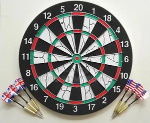 36CM Professional Double-Sided Flocking Dart Board Steel