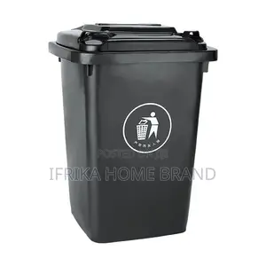 50L Plastic Trash Can Sorting Garbage Can With Lid