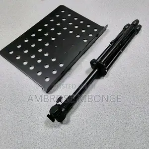 Black Nylon Fibers Tripod Lyrics Support Music Sheet Stand.