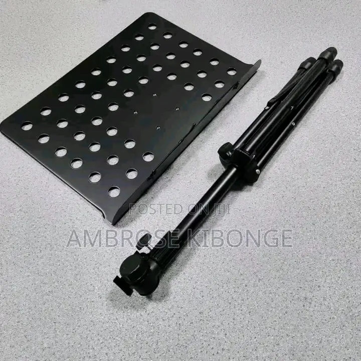 Black Nylon Fibers Tripod Lyrics Support Music Sheet Stand.