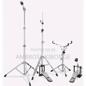 Heavy Duty Tripod Adjustable Hi-Hats/Crush Drum Cymbal Stand