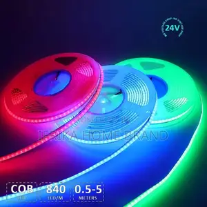 12V Small Neon RGB LED Strip Flexible Led Tape Light Blue 5M