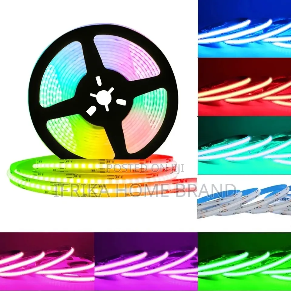 12V Small Neon RGB LED Strip Flexible Led Tape Light Blue 5M