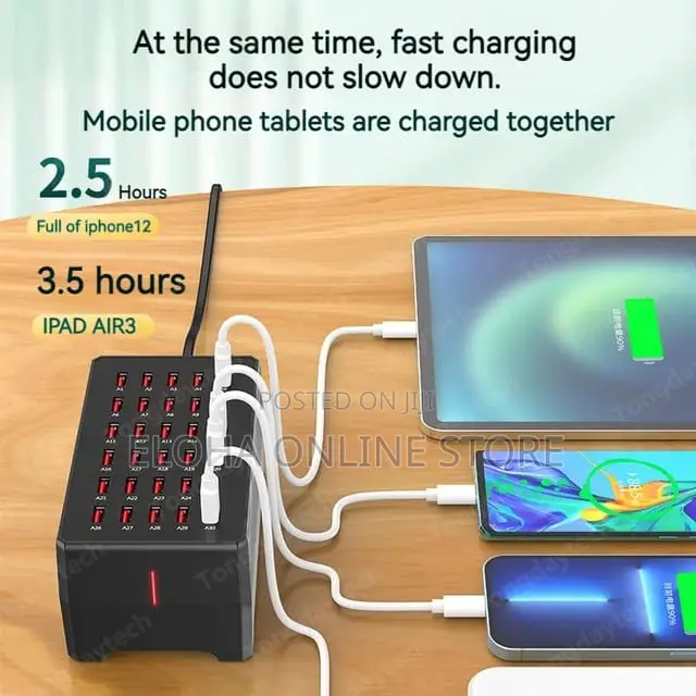 150W Multi USB Fast Charger LED Indicator