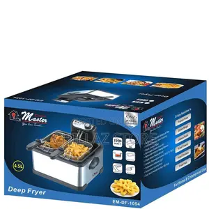 Electro Master EM-DF1054 Deep Fryer 4 Litres – Silver, Black