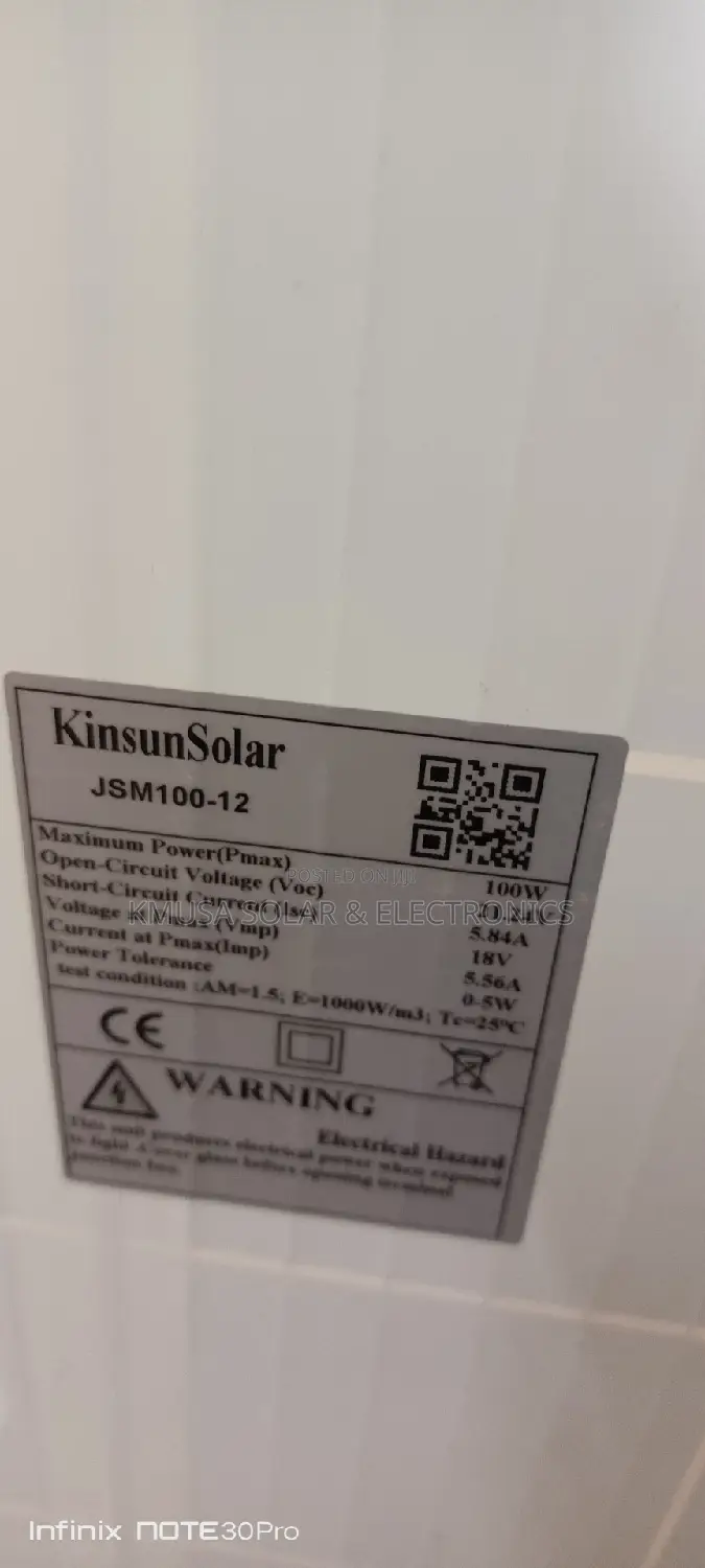 100w Solar Panels