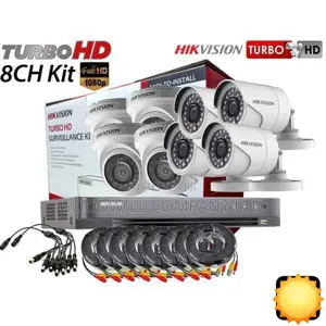 2mp CCTV Camera Turbo HD Full Kit 8 Channel 24/7 Full Color