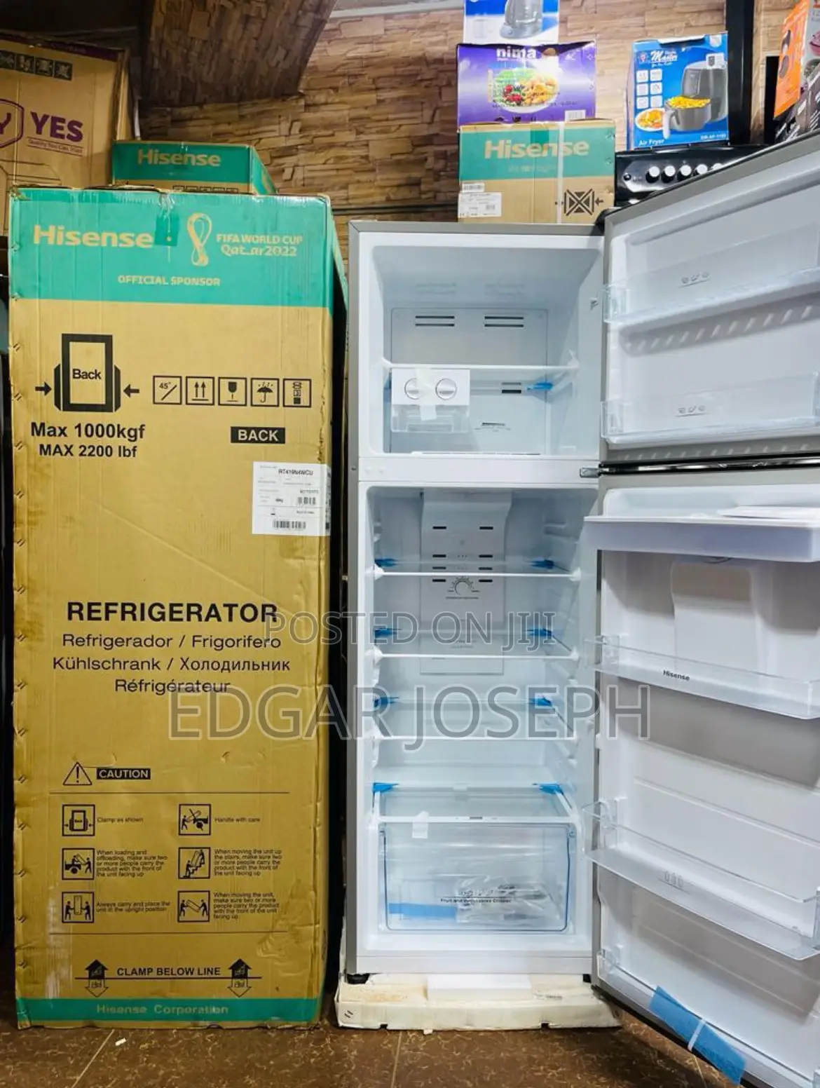 Hisense 419 Refrigerator Brand New