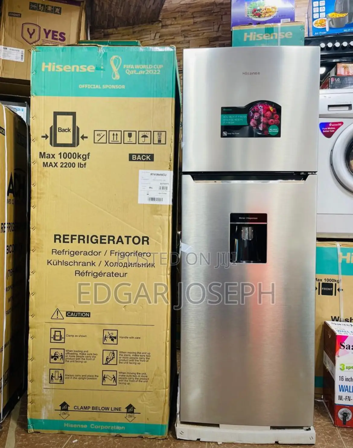 Hisense 419 Refrigerator Brand New