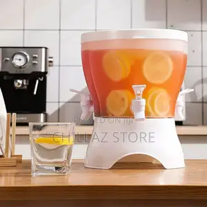 Dispenser With 3 Compartments and Faucet Juice Jar